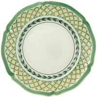 Villeroy & Boch Brotteller 17 cm grün/orange/weiß