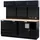 feistos Werkbank Metall 62x204x200 cm Schwarz abschließbar
