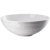 Rosenthal Schüssel TAC Gropius Stripes 2.0 Schüssel 26 cm, Porzellan, (1-tlg) weiß