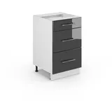 Vicco Badschrank Fame-Line, 50 x 81.6 cm ohne Arbeitsplatte