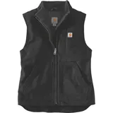 CARHARTT SHERPA LINED Mock Neck VEST black L