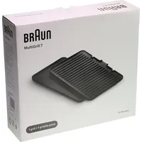 Braun Grill- und Pfannenplatten Größe 7 Aluminium schwarz
