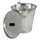 Buri Putzeimer Zinkeimer 12L Silber