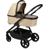 MOMI GISELLE Kombi-Kinderwagen 2 in 1 mit Buggy-Funktion, 5-Punkt-Sicherheitsgurt, ab dem 1. Lebenstag, bis 22 kg Körpergewicht (Buggy), Einkaufskorb, Matratze, Regenschutz und Wickeltasche
