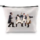 Hamilton Geschenktasche für Musiktheater, Make-up-Tasche, Zubehör, Reißverschlusstasche für Fans, beige, M, Kosmetikkoffer