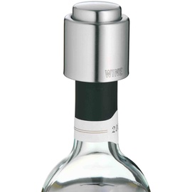 WMF Clever&More Weinverschluss mit Aufschrift, Weinflaschenverschluss Ø 2,4 cm, Cromargan Edelstahl mattiert