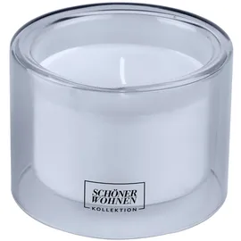 Schöner Wohnen Soft Cotton Duftkerze 7 cm blau