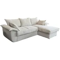 KAWOLA Sofa DAMETO Ecksofa Bettsofa Schlafsofa mit Stauraum Cord