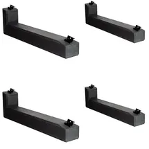 feueranker PV-Aufständerung Wattstone 10° Grad Feinbeton mit Zubehör 2 PV-Modul Ost-West