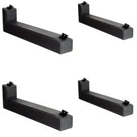 feueranker PV-Aufständerung Wattstone 10° Grad Feinbeton mit Zubehör 2 PV-Modul Ost-West