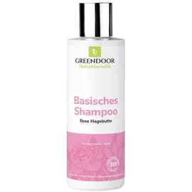 GREENDOOR Basisches Shampoo Rose Hagebutte