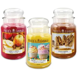 Prices Candles Apothekerglas - Köstlichkeiten (3er Set)