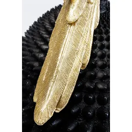 Kare Deko Dose Parrot 40 x 26 x 26 cm 1-tlg. schwarz/gold