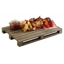 APS Servierbrett Genusspalette Holz  872571