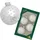 Krebs Glas Lauscha Weihnachtsbaumkugel Glitterranke 4er-Set 7cm