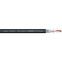SOMMER CABLE Mikrofonkabel 2x0,50 100m sw
