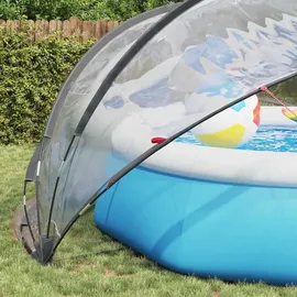vidaXL Pool-Dome 430 x 430 x 210 cm Transparent