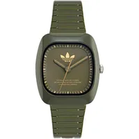 adidas Originals Quarzuhr RETRO WAVE TWO, Armbanduhr, Damenuhr, Herrenuhr grün