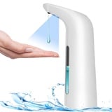 NOTSEK Seifenspender Automatisch 400ml,Automatischer Seifenspender Sensor IPX6 Wasserdichter Berührungsloser Flüssiglotion Elektrischer Seifenspender für Küche,Badezimmer,Toilette