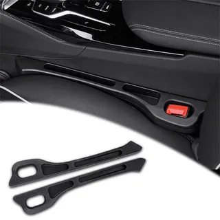 YUEDAM 2 Stück Autositz Spaltfüller für BYD Seal U DM-i 2023 2024 2025, Autositz-Gap-Stecker Sitzseite Auslaufsichere Steckstreifen Sitzlückenfüller Zubehör,A/Black