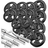Krafttrainings-Set: Langhantel, SZ-Curlstange & Hantelscheiben 113kg - Marbo Sport