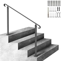 Vevor Treppengeländer 140x13,5x97 cm Eisenhandlauf