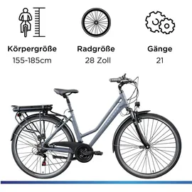Zündapp Green 7.7 28 Zoll RH 48 cm grau/blau
