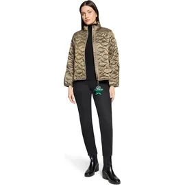 Cartoon Steppjacke mit Eingrifftaschen in Dusky Green - 44