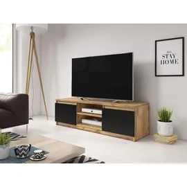 Home Affaire DINGO Lowboard 120 cm Braun/Kunststoff/Metall/Holzwerkstoff