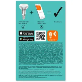 LEDVANCE SMART+ SPOT Lampe CONCENTRA RGBW Multicolor R50 (ex 40W) 3W, E14