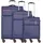 March Silhouette Koffer-Set 3-tlg. blau