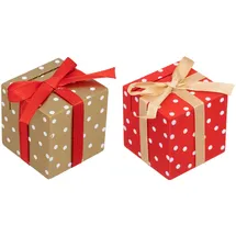 Fééric Lights and Christmas Namenskärtchen-ständer Mit Geschenk-motiv, 2er-set
