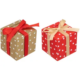 Fééric Lights and Christmas Namenskärtchen-ständer Mit Geschenk-motiv, 2er-set