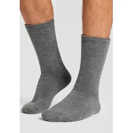 heatkeeper Socken 2-Paar Schwarz/Grau 41-46