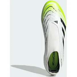 adidas Predator League Laceless FG Herren Cloud White/Core Black/Lucid Lemon 48