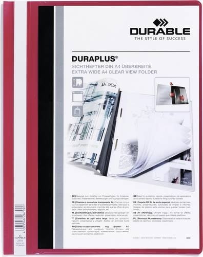 Preisvergleich Produktbild DURABLE Präsentationshefter DURAPLUS® A4+ 25 ST 257903