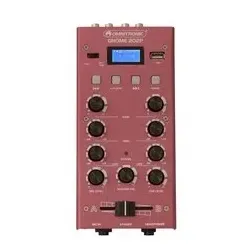 OMNITRONIC GNOME-202P Mini-Mixer rot