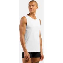 Odlo Herren Unterhemd crew neck singlet Active F-Dry Light I Funktionsshirt I Funktionsunterwäsche - weiß L