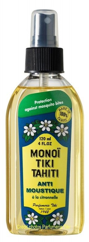 Monoi Tiki Tahiti - Mückenschutz Zitronengras 120 ml