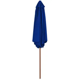 furnicato Balkonschirm Ø 270 cm Blau