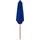 furnicato Balkonschirm Ø 270 cm Blau