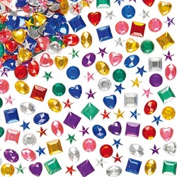 Acryl-Schmucksteine im Vorteilspack (pro Set 1000) Bastelbedarf Verzierung & Dekorationen