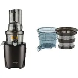 Kuvings Bundle Kuvings Revo830 + Creme & Smoothie Strainer - Schwarz matt