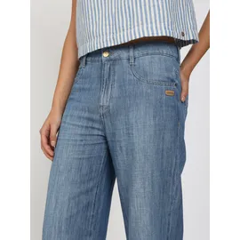 Gang Weite Jeans "94CAROL CULOTTE", Damen, Gr. 26, N-Gr, midblau washed, Denim/Jeans, Obermaterial: 100% Baumwolle, weit knöchelfrei, Jeans, Light Denim, 5-Pocket-Stil, Topseller