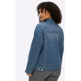 sheego Jeansblazer in blue-bleached | Gr.: 50