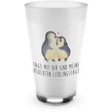 Mr. & Mrs. Panda Glas Pinguin umarmen - Geschenk, Umarmung verliebt, Liebesgeschenk, Hochzeit, Cappuccino Glas, Paar, Hochzeitstag, Latte Macchiato,