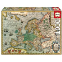 Educa 1000 Map Of Europe (1000 Teile)