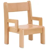 Krippenstuhl mit Armlehne, 2er-Set - Sitzhöhe: 18 cm