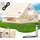 eloneo Premium Glamping Zelt aufblasbar Beige
