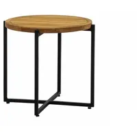 Apple Bee Condor Loungetisch 54cm Aluminium schwarz/Teak